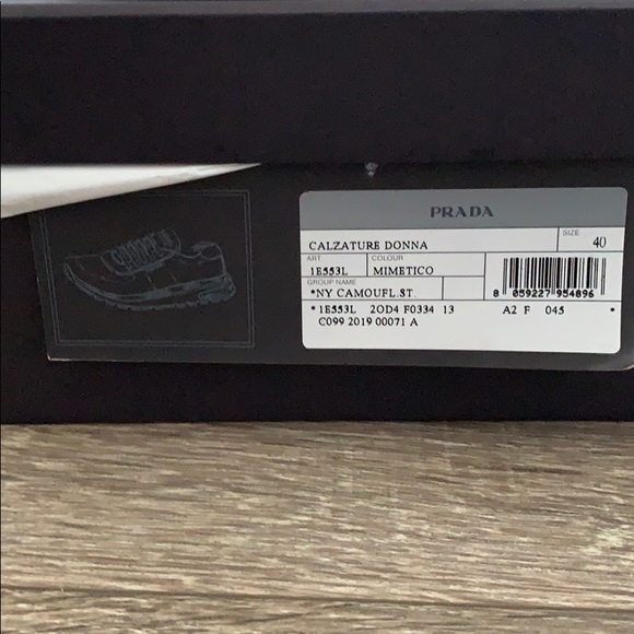 NEW Authentic Prada Womens Sneakers. - Picture 5 of 7